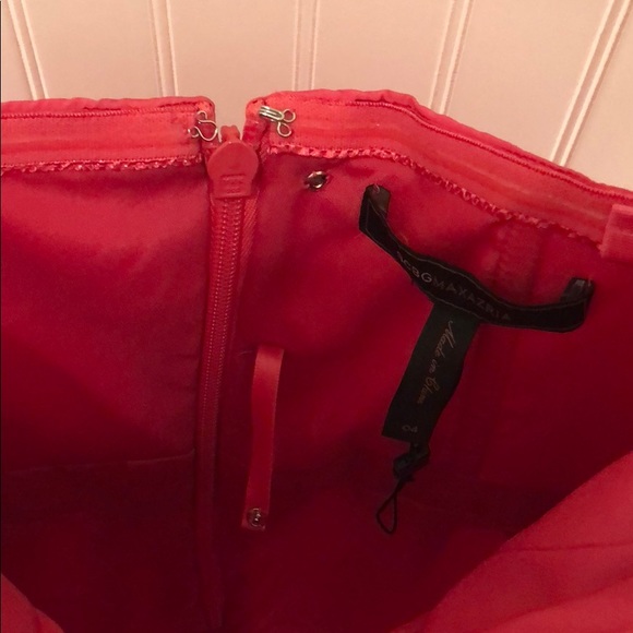 NWT Hot Pink/Black Strapless BCBG MaxAzria Dress - Picture 3 of 4